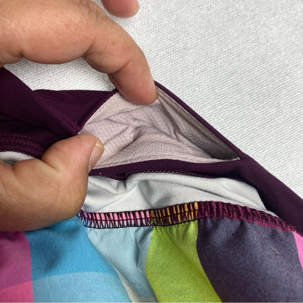 Lululemon Women’s Groovy Run Shorts Plaid Multicolor Size M - Picture 10 of 15